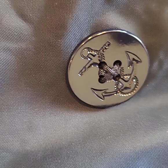 Ralph Lauren Navy Blue Double-Breasted Men's Jacket Size M - Picture 3 of 6